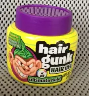 Gunk Hair Gel Ultimate Hold Tropical Pineapple Scent 10 Hour Hold 7.5 oz Tub