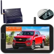 Solar Magnetic Wireless Backup Camera for Truck andTrailers, Portable, Cordle...