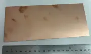 Double-Sided Copper Clad Board FR4 Glass Epoxy 70μm Copper 85 x 195 x 1.5mm