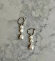 Baroque Pearl Earrings - Dripping in Pearls - The Pearl Girl