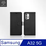 METAL-SLIM SAMSUNG GALAXY A32 5G 高仿小牛皮磁吸多工卡匣TPU皮套