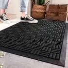 Front Door Mat, Welcome Mat Heavy Duty Durable Low Profile outside Doormat for E
