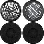 SOULWIT Earpads for Grado SR60/SR60e/SR60i/SR60is/SR60x, SR80/SR80e/SR80i/SR80is/SR80x, SR125/SR125e/SR125i/SR125is/SR125x, Ear Pads Cushions for SR225/225e/225i/225x/325/325e/325i/325x - Black