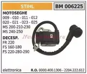 Coil Ignition Stihl Engine Trimmer 009 010 Chainsaw Fr 220 006225