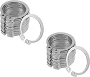 Circlip Rings,100 Pcs External Circlips C-Clip Retaining Snap Rings 304 Stainless Steel Suitable for Fix Bearings and Electrical Appliances,7mm (Size:9mm) (Size : 6mm)