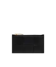 Cassette Zippered Card Case One size black