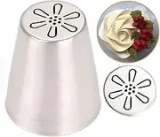 XL Piping Nozzle Extra Large 304 Stainless Steel Decorating Tip for Mashed Potatoes, Cream Bouquets Bean Paste Pastry Nozzles