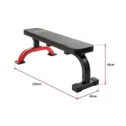 Fitness Flat Bench Weight Press Gym Home Strength Training Exerci AU Stock