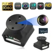 Micro HD 1080P Camera Tiny Recorder DV Screw Button Pinhole Video Camcorder 32GB