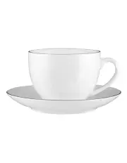 [Maxwell & Williams] White Platinum Cup & Saucer 260ml in Platinum