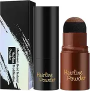 Hairline Powder Stick, Hair Shadow Filler Pen for Root Touch Up, Waterproof Cover Gray and Thin Hair, contour shadow powder to cover high forehead and repair sideburns shadow(Brown)