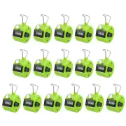 16Pcs Clicker Counter, 4 Digit Mechanical Handheld Tally Click Counter Green