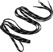 MUELODSIC Flat Ice Skate Laces Hockey Shoelaces with Lace Tighteners Slip Resistant for Skates for Ice Hockey er Skating and Ski Boots