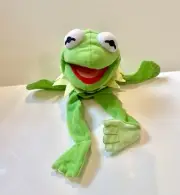 Muppets KERMIT THE FROG PLUSH DOLL HAND PUPPET Pretend Imaginary Play TOY NEW!!
