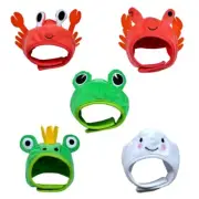 Hat Pet Ear Warmer Cartoon Animal for Frog Plush Party Costume Accessor