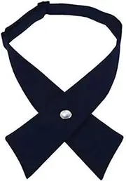 [Patiky] Tie for Men Women Adjustable Criss-Cross Bowtie School Uniform Pre Tied Bows for Girls Neck Tie Accessories PTK03