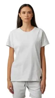 Fox Racing Level Up SP23 Womens Short Sleeve T-Shirt Light Heather