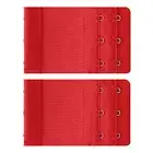 Bra Extender 3 Hook Elastic Extension Strap Plus Size Clip On Maternity Red 2X