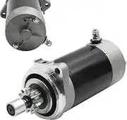 LPZAWG 2-Stroke Outboard Starter Motor for Y&amaha 20HP 30HP 40HP 25HP 30G C40 25Q 30H C25 CV25 689-81800-11 689-81800-13 689-81800-12