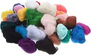 HOODANCOS DIY Needle Felting Wool Set 36pcs Craft Making Kit Fleece Material for Felting Wool