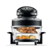 TURBO CONVECTION OVEN 12L ELECTRIC COOKER ROAST BAKE GRILL 1300W COMPACT OVEN