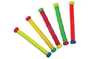 LAND AND SEA PALM BEACH - SET OF 5 POOL DIVE STICKS SOFT - POOL PARTY FUN