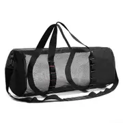 Diving Gear Mesh Bag Mesh Bag for Diving Snorkeling Gear and Equipment, Wet Swimming, Travel and Fitness Training Black