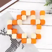 Office Toys Disentanglement Puzzle Wooden Brain Puzzle Teaser