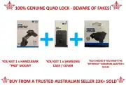 QUAD LOCK MOTORCYCLE HANDLEBAR "PRO" SAMSUNG KIT SELECT WHAT U NEED 4 YOUR BIKE