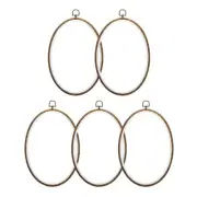 11x8.7inch Embroidery Hoops, 5Pcs Oval Frame Cross Stitch Hoop Ring