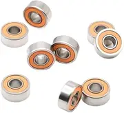 YFVFAGDMKV 2Pcs Fishing Reel Bearings 4 * 10 * 4 mm SMR104 2RS Stainless Steel Hybrid Ceramic Air Bearing SMR104RS SMR104 2RS CB