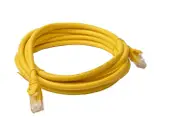 8WARE Cat6a UTP Ethernet Cable 3m Snagless Yellow