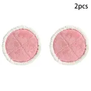 2pcs Round Spin Mop Cloths Electric Mop Cleaning Pad For Vmai Steam Engine Sets