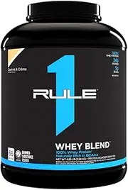 Rule1 R1 Whey Blend 68 Servings, Cookies & Creme,, Cookies and Creme 2.5 kilograms