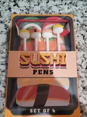 SUSHI Pens Set Of 4 ECCOLO NEW