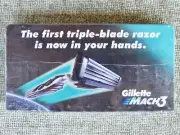 Vintage Gillette Mach 3 razor and blade in sealed box (promo? 1998?) mach3 iii