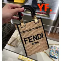 在飛比找蝦皮購物優惠-二手精品FENDI 芬迪 Sunshine 陽光包刺繡 Lo