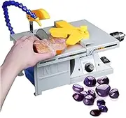 Lapidary Table Saw – Rock Polishing Machine – Multifunctional Adjustable Speed Grinder with Adjustable Water Tube – Cutting Height 4 cm – Support for Grinding/Cutting/Perfo