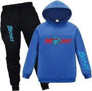 [Forlcool] Lighting Cat Hoodie and Pants Set Kids YouTube Merch Hooded Top
