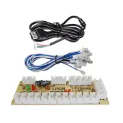 Quimat Zero Delay Arcade USB Encoder Board to Joystick for Mame Jamma Other PC G