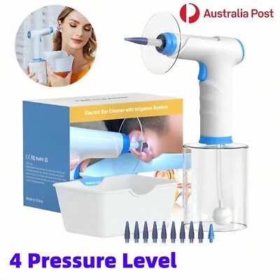 Electric Ear Wax Remover Automatic Portable Cleaning Kit Irrigation Cleaner AU
