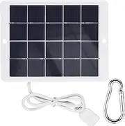 Portable Solar Charger - Solar Charger | Solar Phone Charger | Portable Charger | Portable Solar Panels for Camping | Waterproof 5W 5v Fast Charger for Camping for Charging Fans Led Light RV