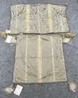 Fino Lino Pillow Shams Pewter Silk India Set of 2 Euro 25x25 One King 19x33 NWT