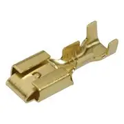 Narva Non Insulated Female Brass Terminal - Locking Tang For Single QC Housings - 6.3 x 2.1mm