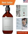 Cooling Anti-Itch Tea Tree Shampoo for Flaky Scalp - 13.5 fl oz, Natural Formula