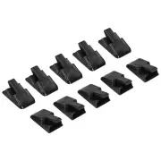 Ring Display Holder Jewelry Holder Ring Display Showcase Stand Black 25 Pcs