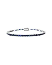Jewels by Viomo 14K 6.28 ct. tw. Sapphire Tennis Bracelet NoSize NoColor