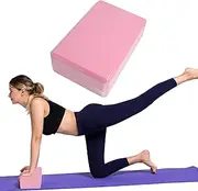 Yoga Blocks - Yoga Blocks Bar | Brick, Stretch Blocks, Supportive Latex-free EVA Foam, Non Slip Foam Block Strap for Movement for Stability, Balance, Depression