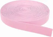uxcell Elastic Bands for Sewing 2.5cm x 9m Pink Knit Elastic Spool High Elasticity for Wigs, Waistband, Pants, Craft DIY Projects