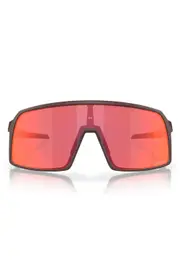 Oakley Sutro Prizm™ Rectangular Shield Sunglasses in Dark Red at Nordstrom One Size